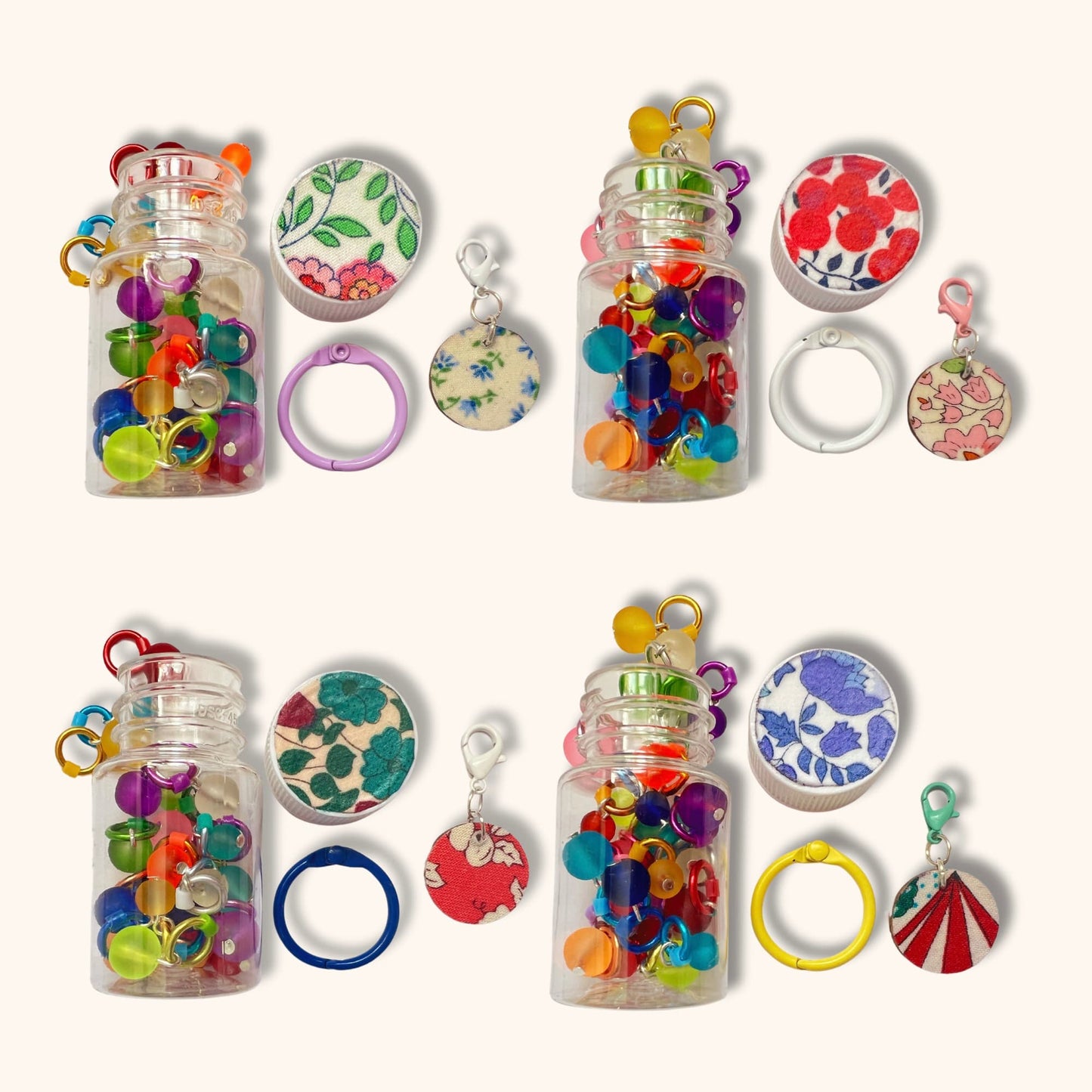 Knitting Set with Stitch Markers - Sweet Shop Jar