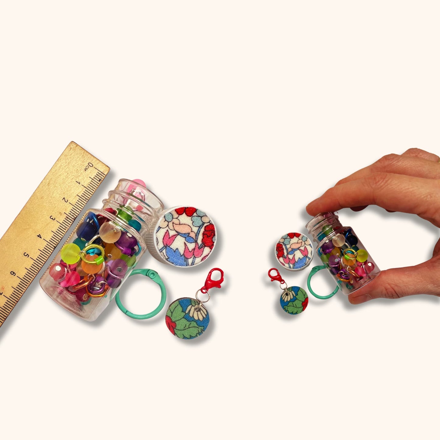 Knitting Set with Stitch Markers - Sweet Shop Jar