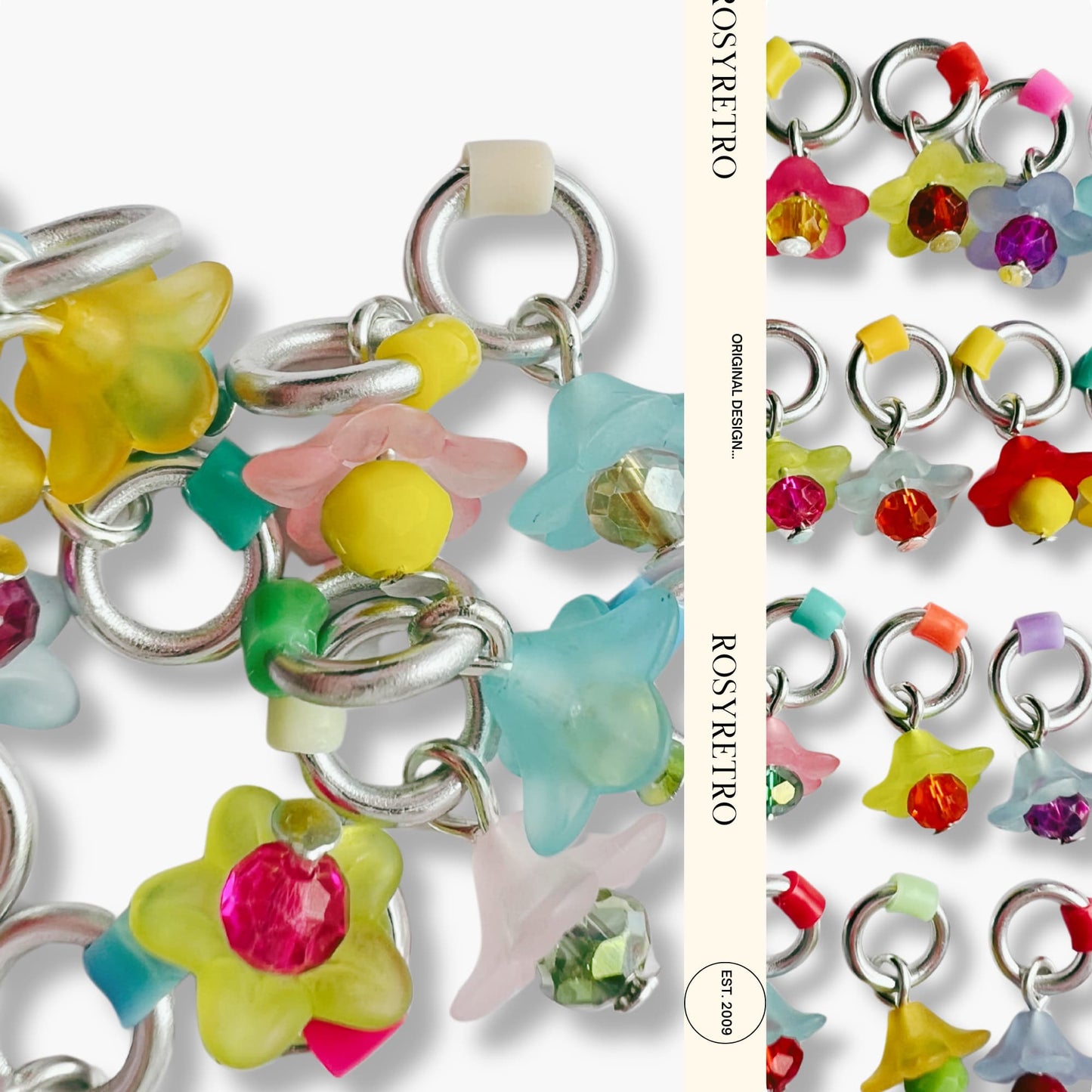 Flower Stitch Markers for Knitting - Fairy Flowers
