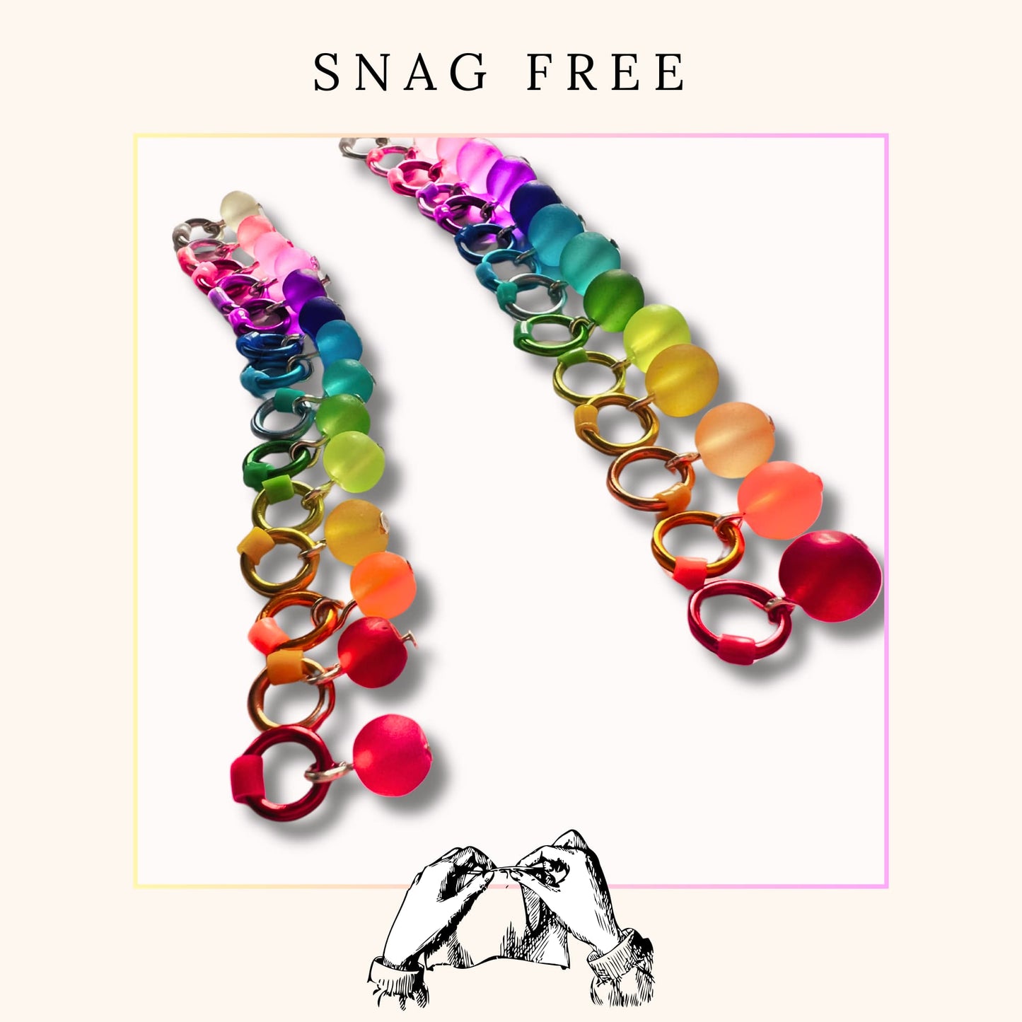 Knitting Set with Stitch Markers - Sweet Shop Jar