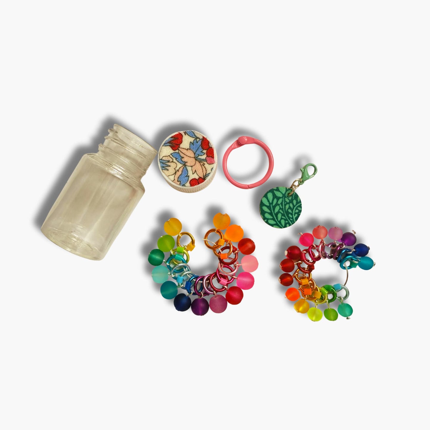 Knitting Set with Stitch Markers - Sweet Shop Jar
