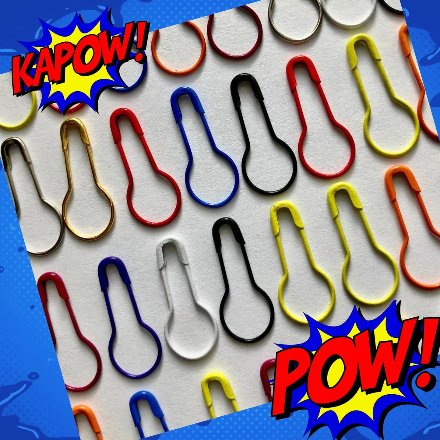 Crochet Stitch Markers - Pop Art
