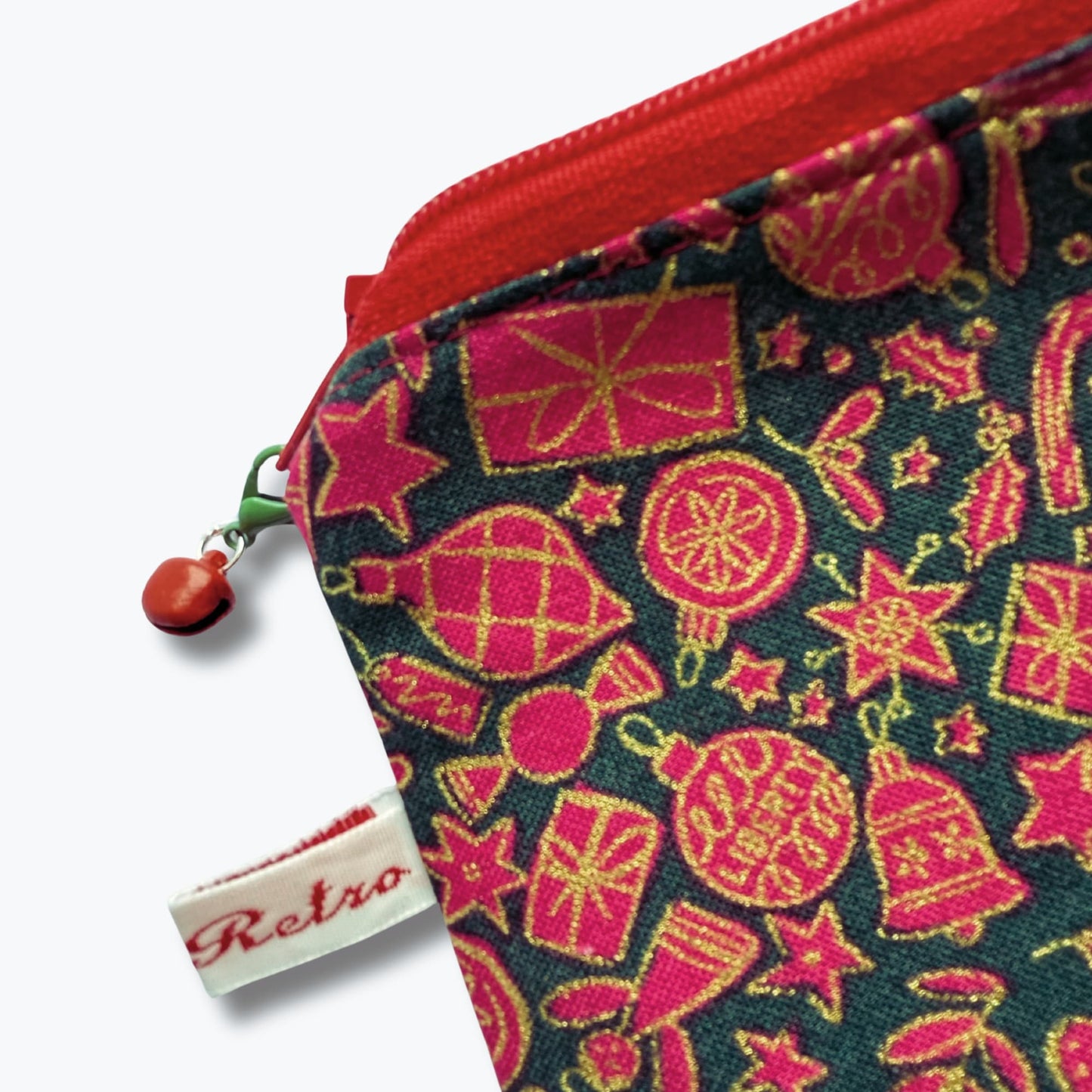 Limited Edition Liberty of London Christmas Fabric Mini Pouch for Knitters' Stitch Markers