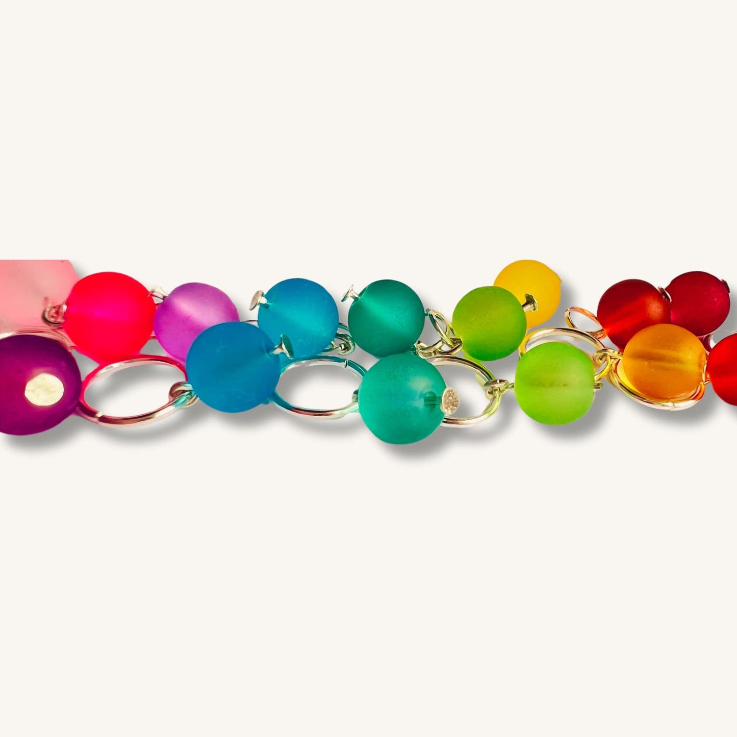 Rainbow Stitch markers for Knitting - Frosted Bon Bons