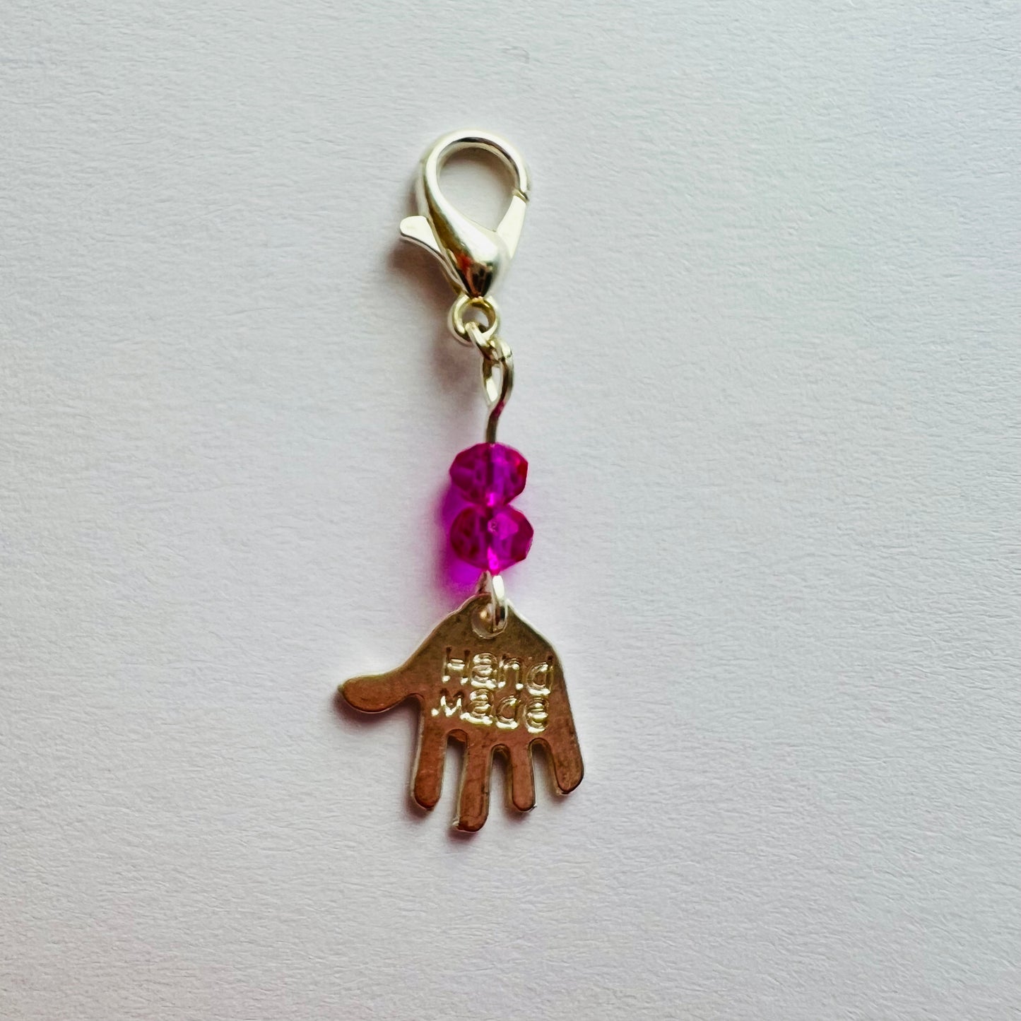 Handmade Crystal Charms Progress Keepers for Knitting & Crochet - The maker