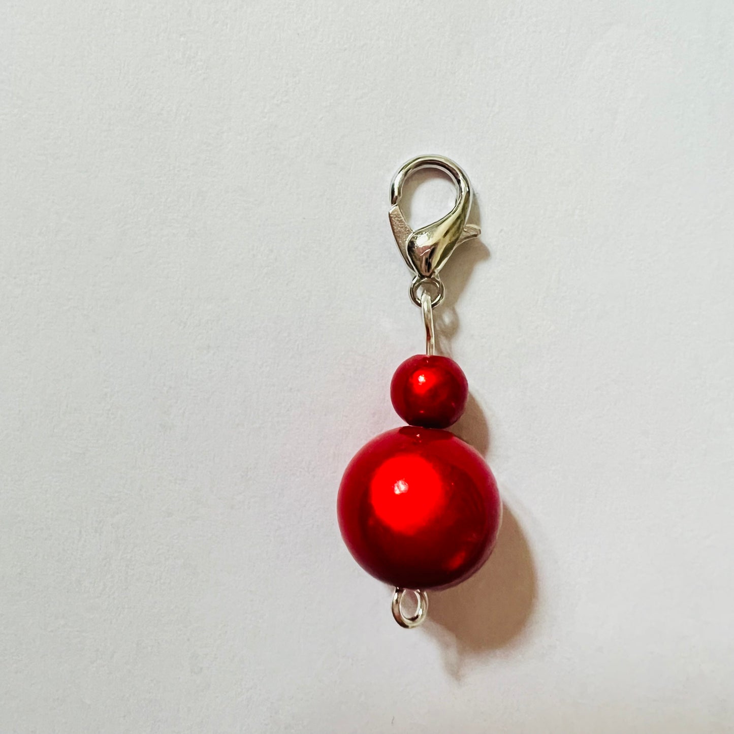 Rainbow Glowing Bead Charms - Knitting & Crochet Progress Keepers