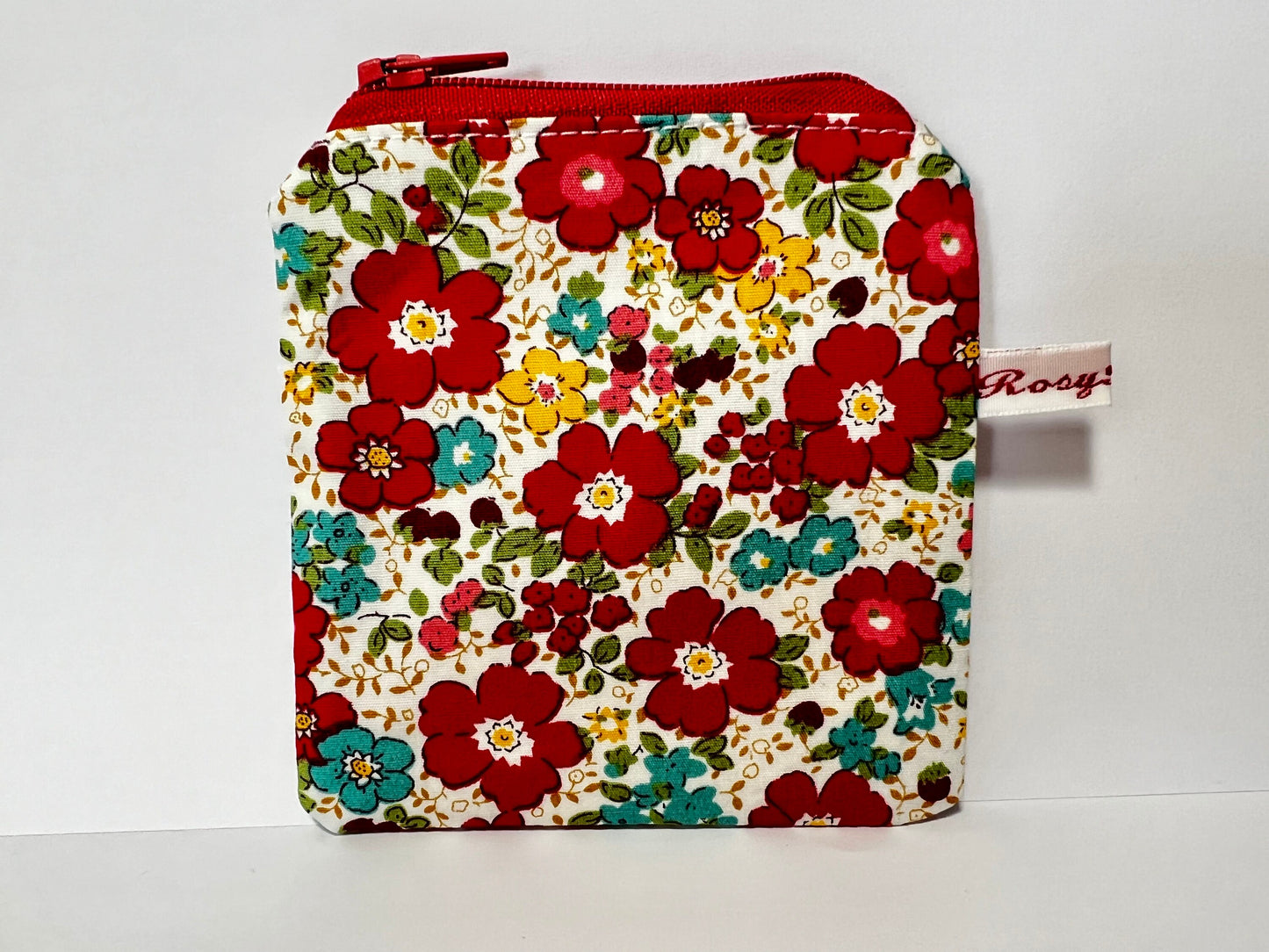 Spanish Floral Print Mini Notions Case for Knitters' Stitch Markers