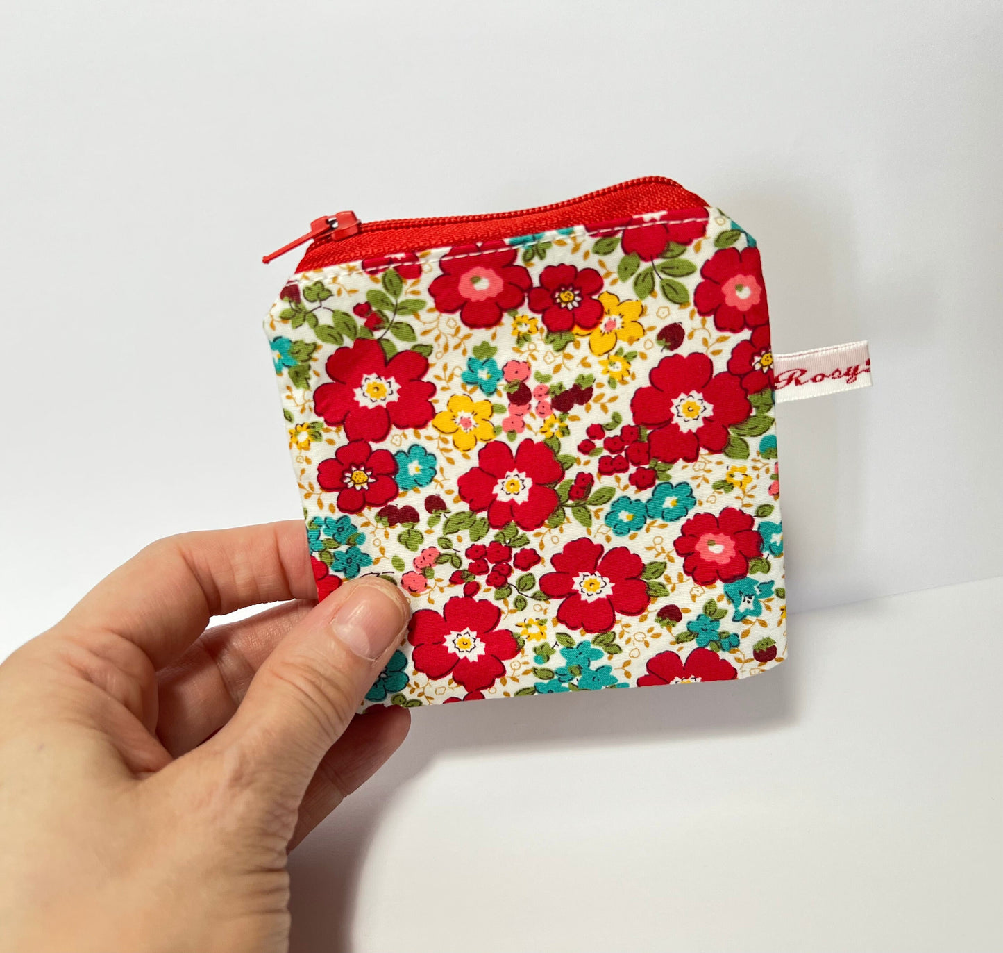 Spanish Floral Print Mini Notions Case for Knitters' Stitch Markers