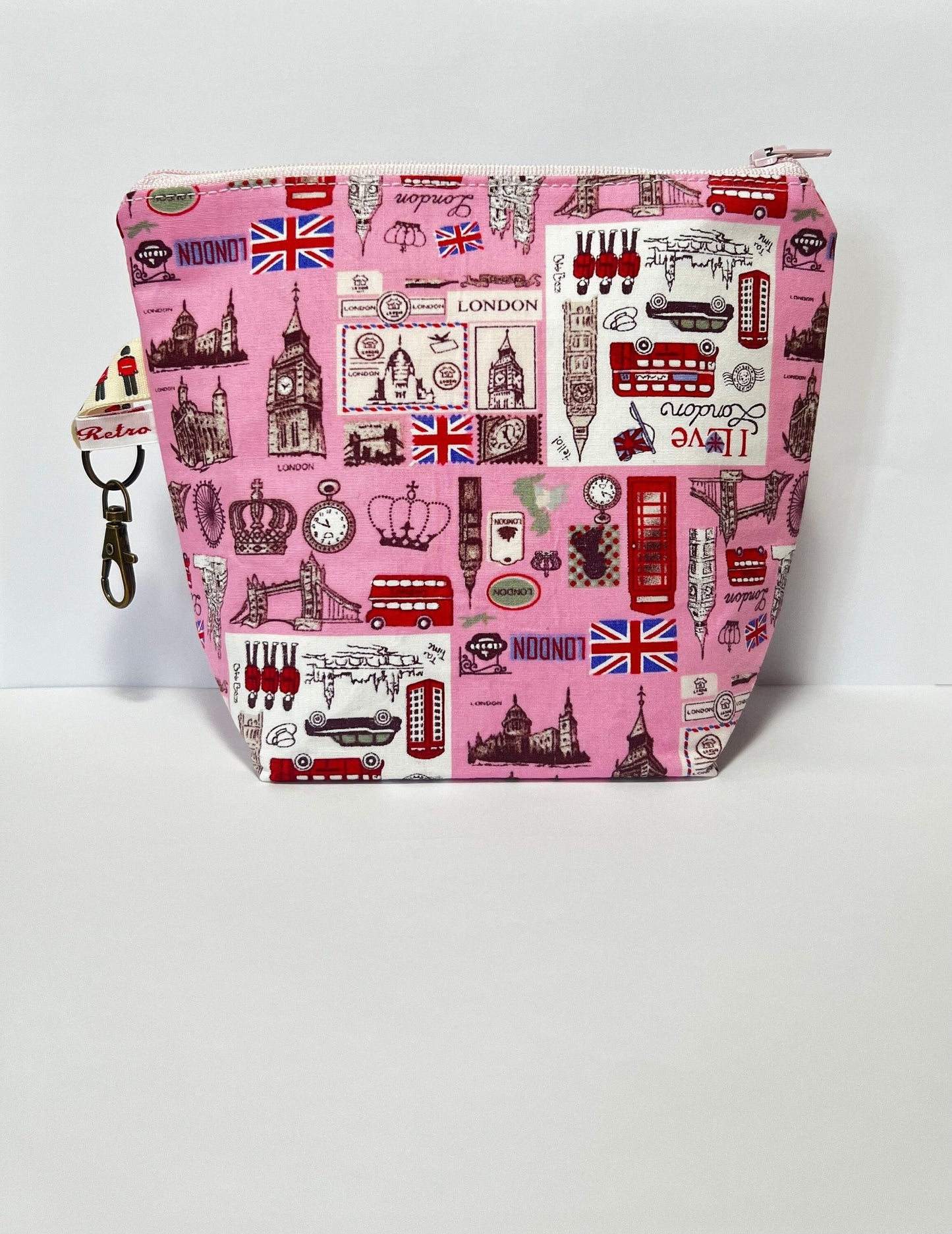 London Themed Notions Bags for Knitters, Sewers, Crocheters - Tools & Accessories Pouch