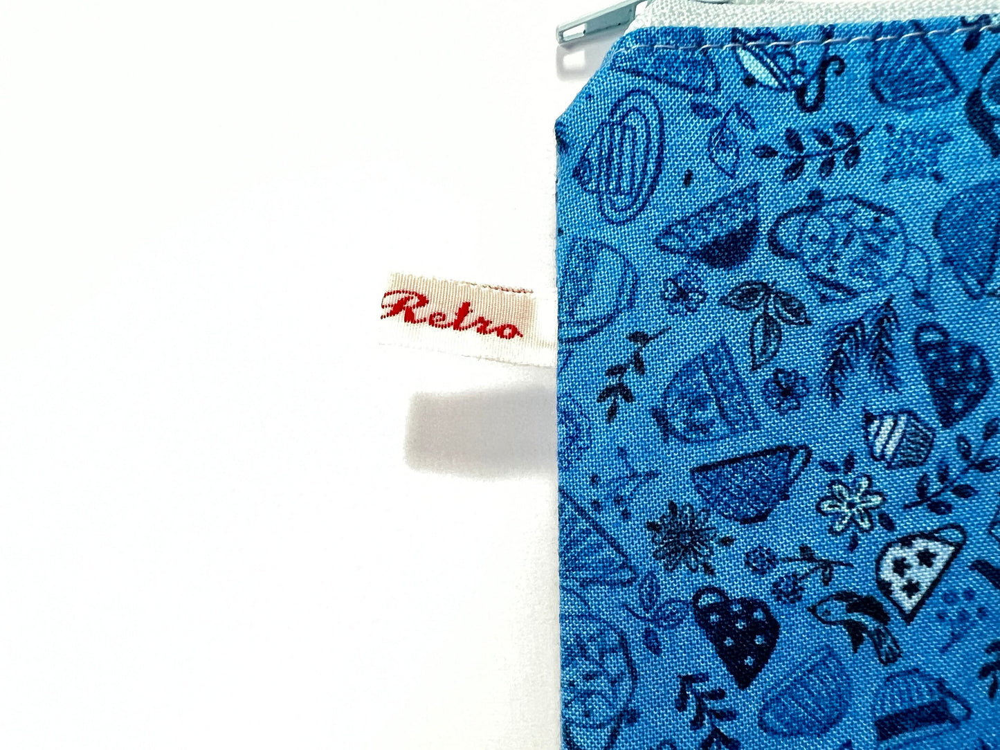 Blue Purse for Notions - Tea For Two