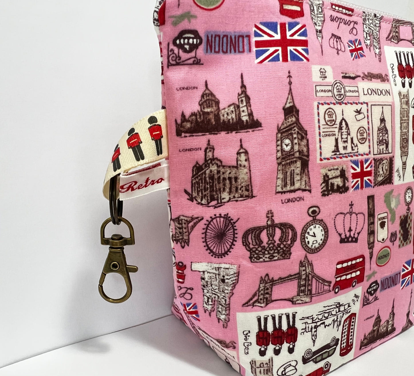 London Themed Notions Bags for Knitters, Sewers, Crocheters - Tools & Accessories Pouch