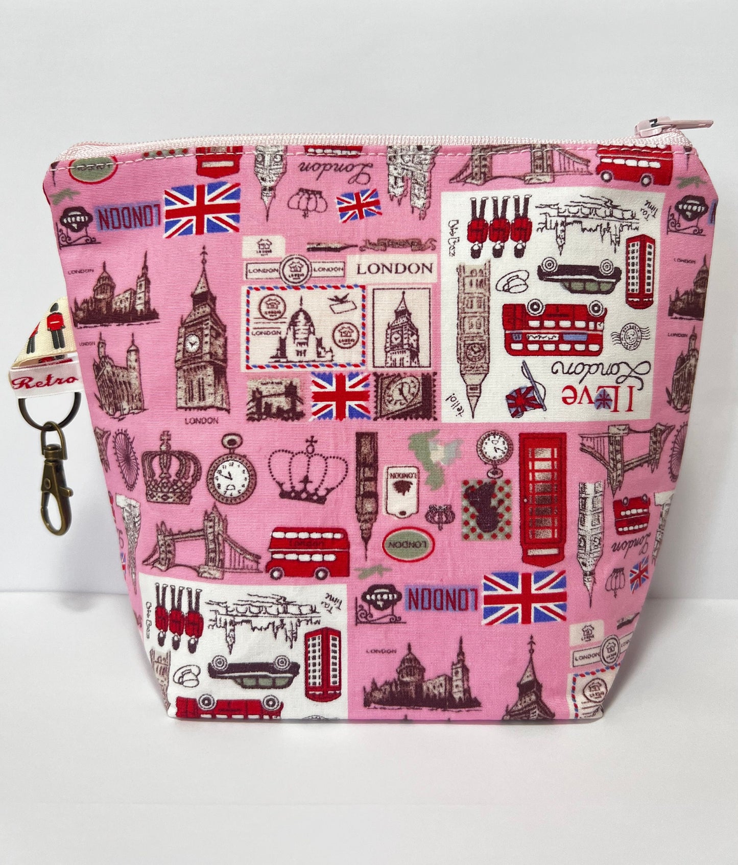 London Themed Notions Bags for Knitters, Sewers, Crocheters - Tools & Accessories Pouch