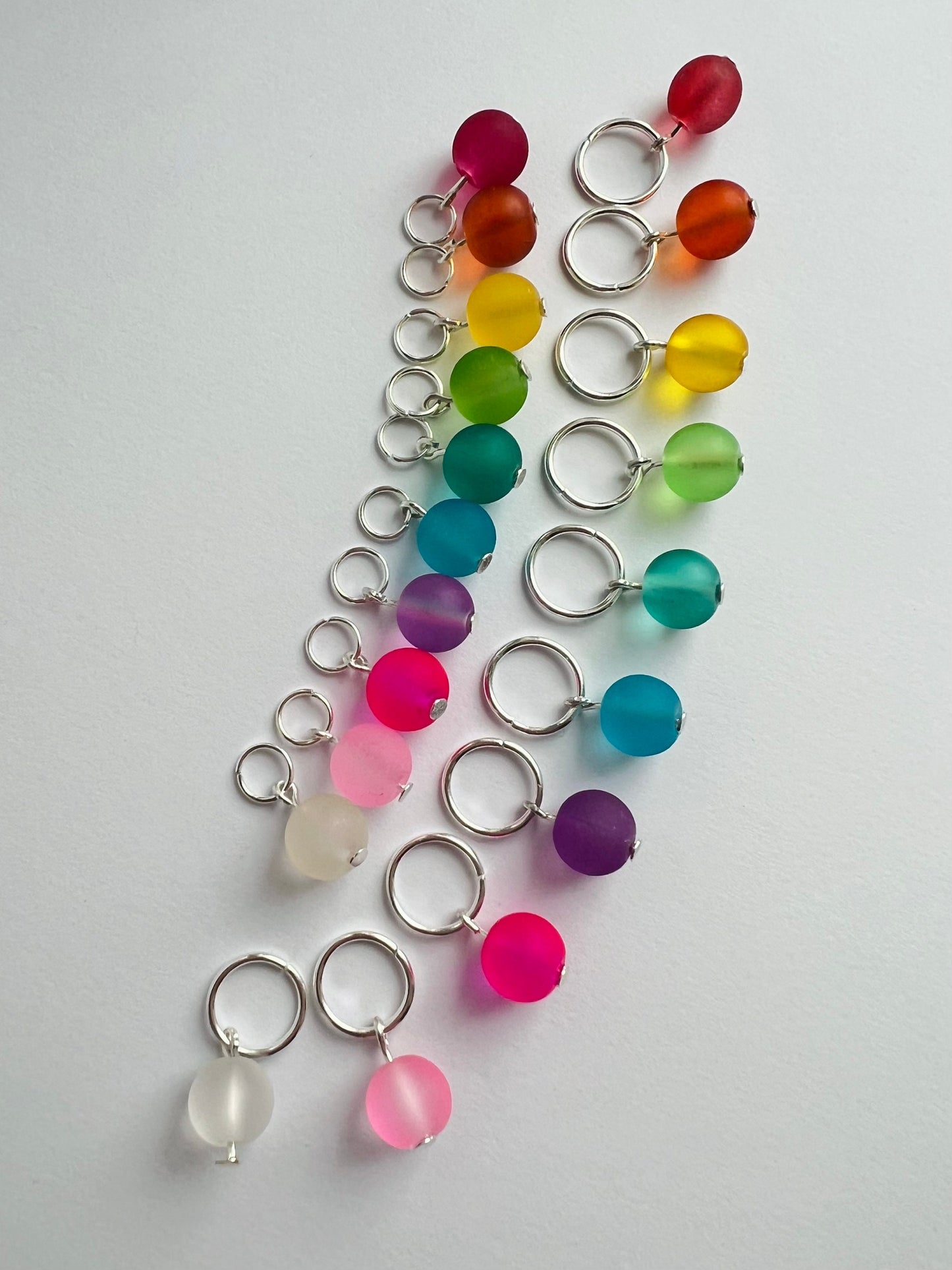 Knitting Stitch Markers by RosyRetro - Frosted bon bons