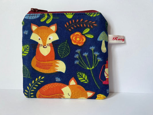 Fall Fox Mini Notions Case for Knitters' Stitch Markers - Bestselling Print!