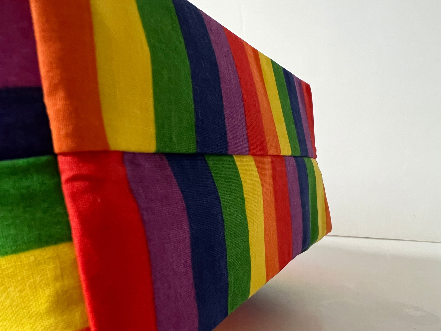 Rainbow Pride Knitting Bag - Handmade Ally Support for LGBTQ+