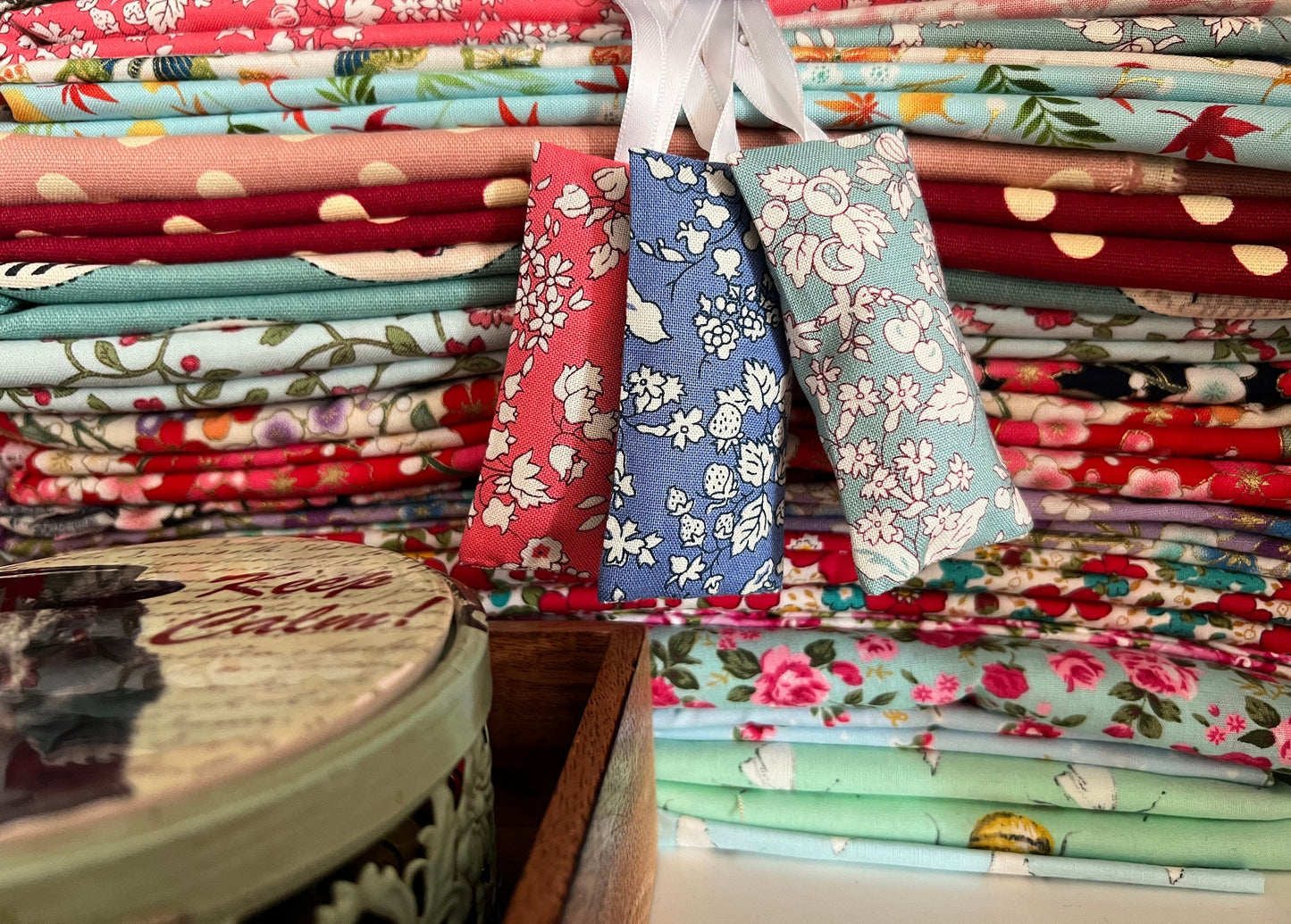 Set of Lavender Sachets in Liberty Fabric- SET OF 3