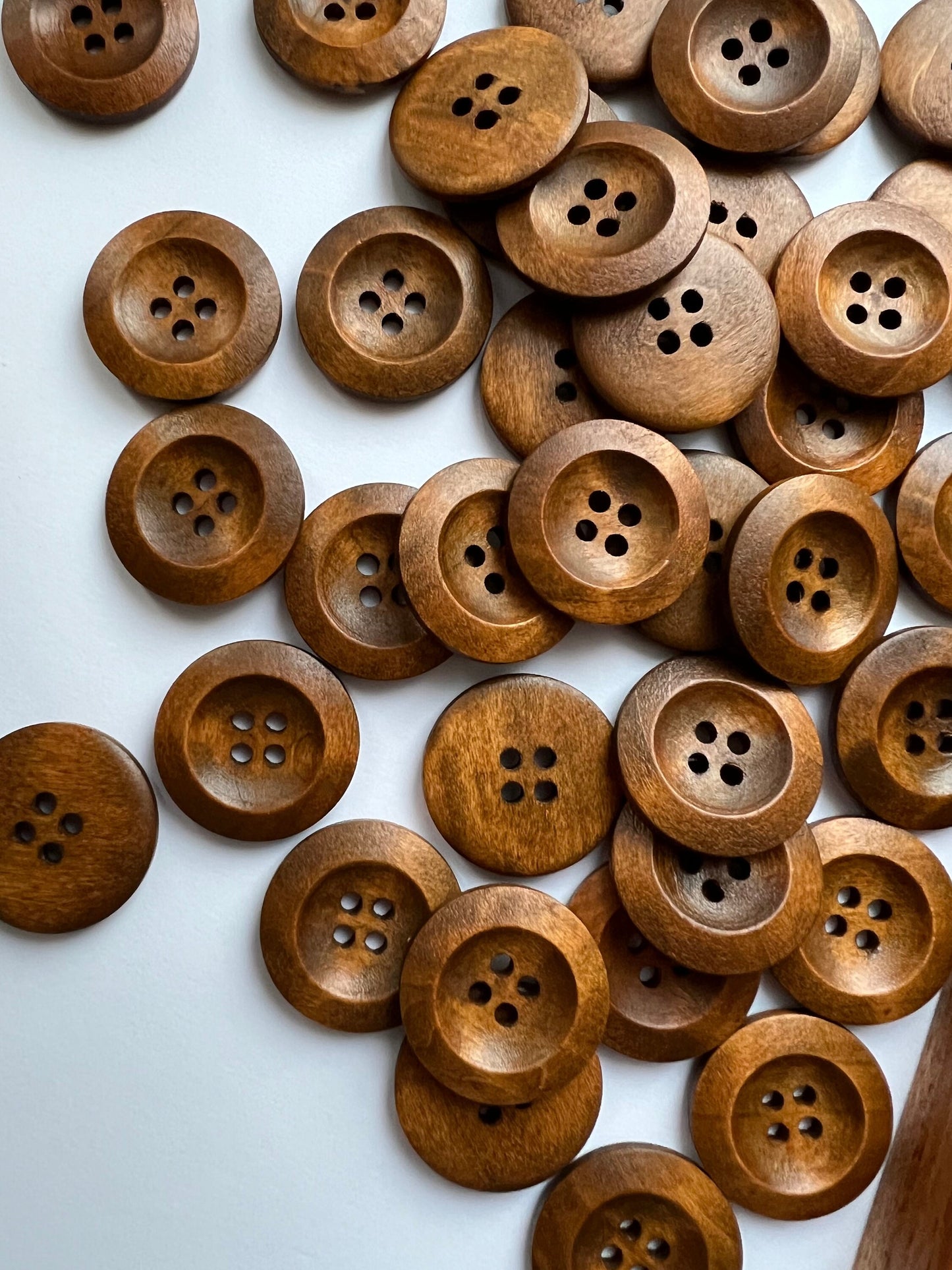 Wood Buttons 25mm *Per Button*