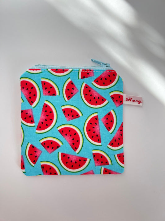 Watermelon purse for Stitch Markers