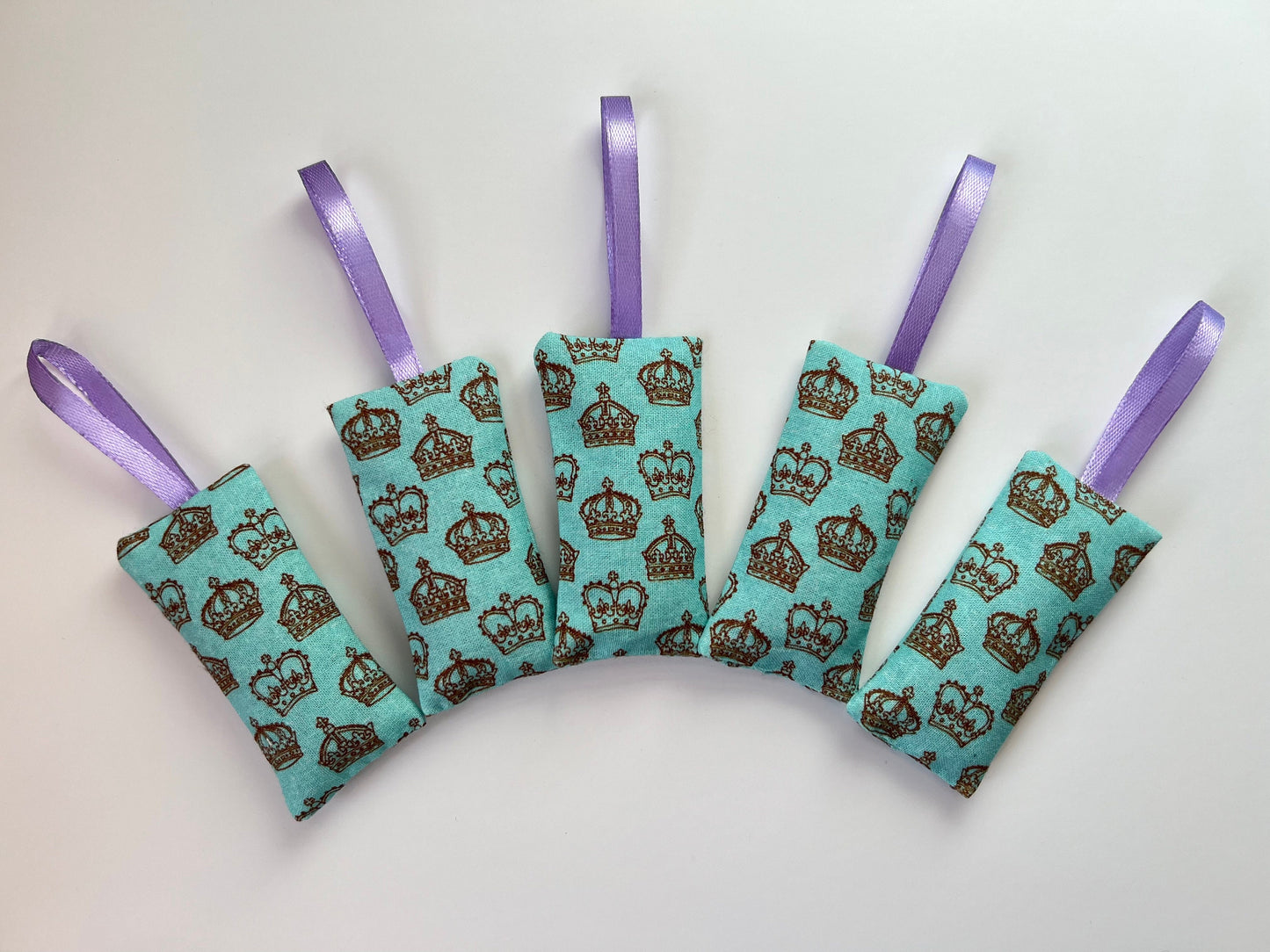 lavender scent sachets with hanging loops - Vintage Crown