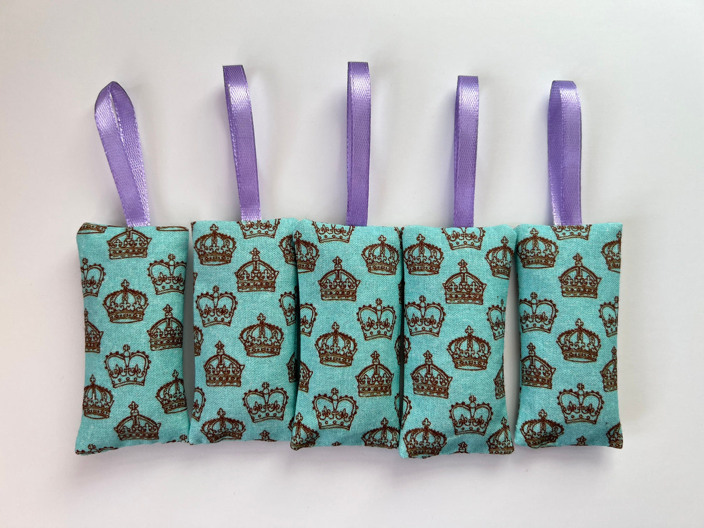 lavender scent sachets with hanging loops - Vintage Crown