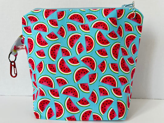 Watermelon Knitting Project Bags - 3 Sizes - Watermelon Sugar