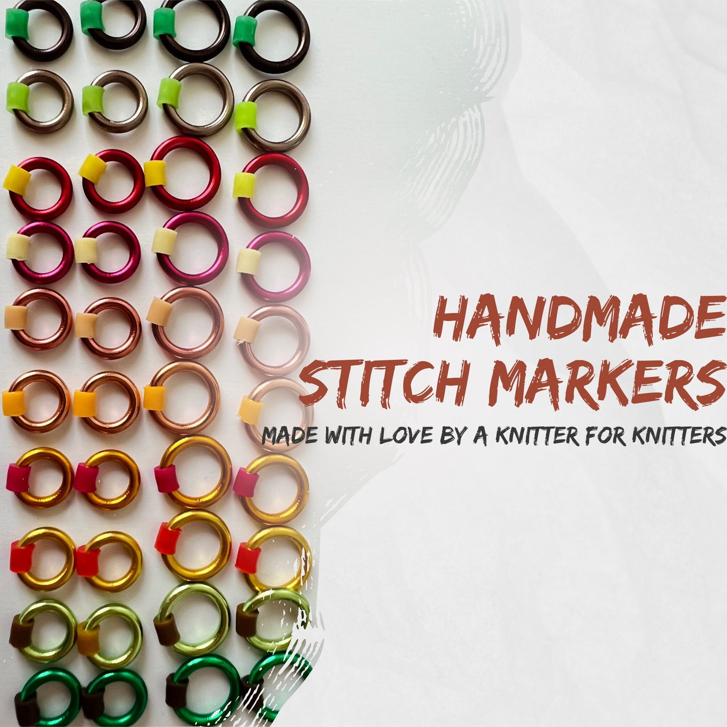 Knitting Stitch Markers - Autumn Set