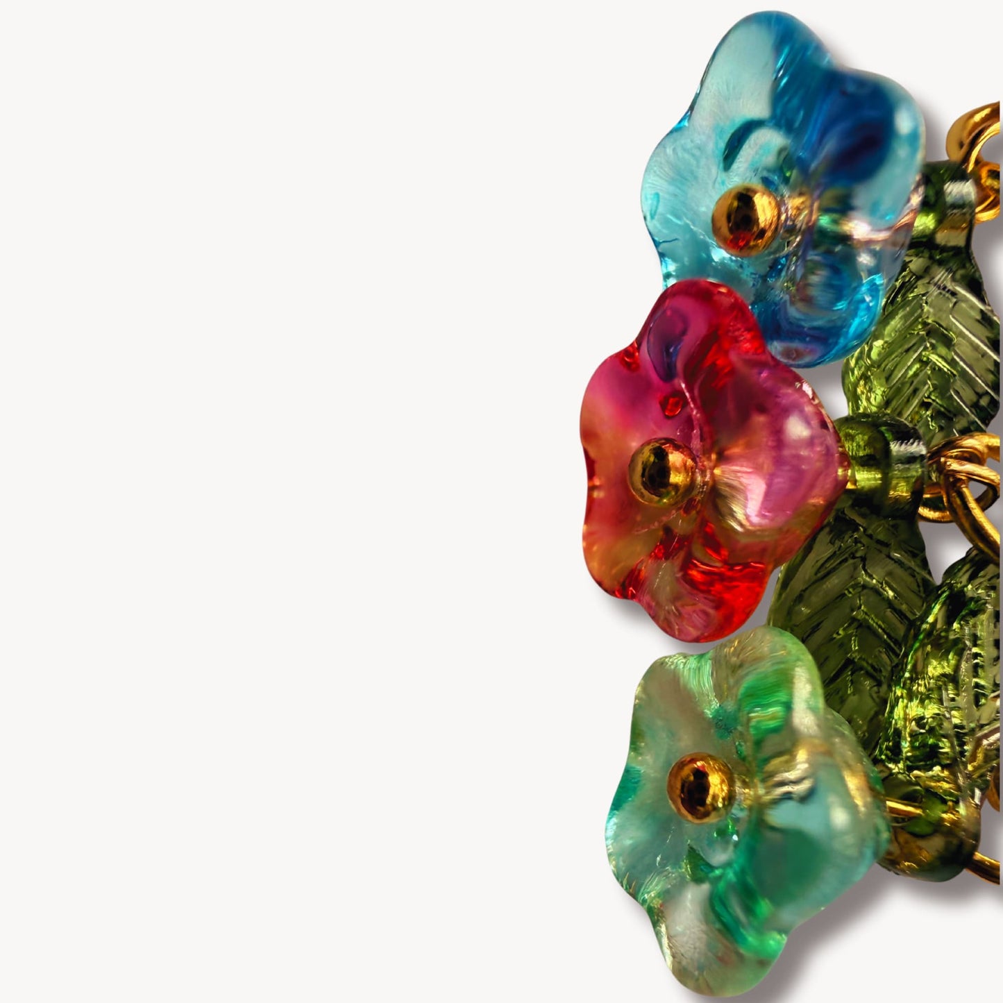 Knitting Stitch Marker Set - Flowers