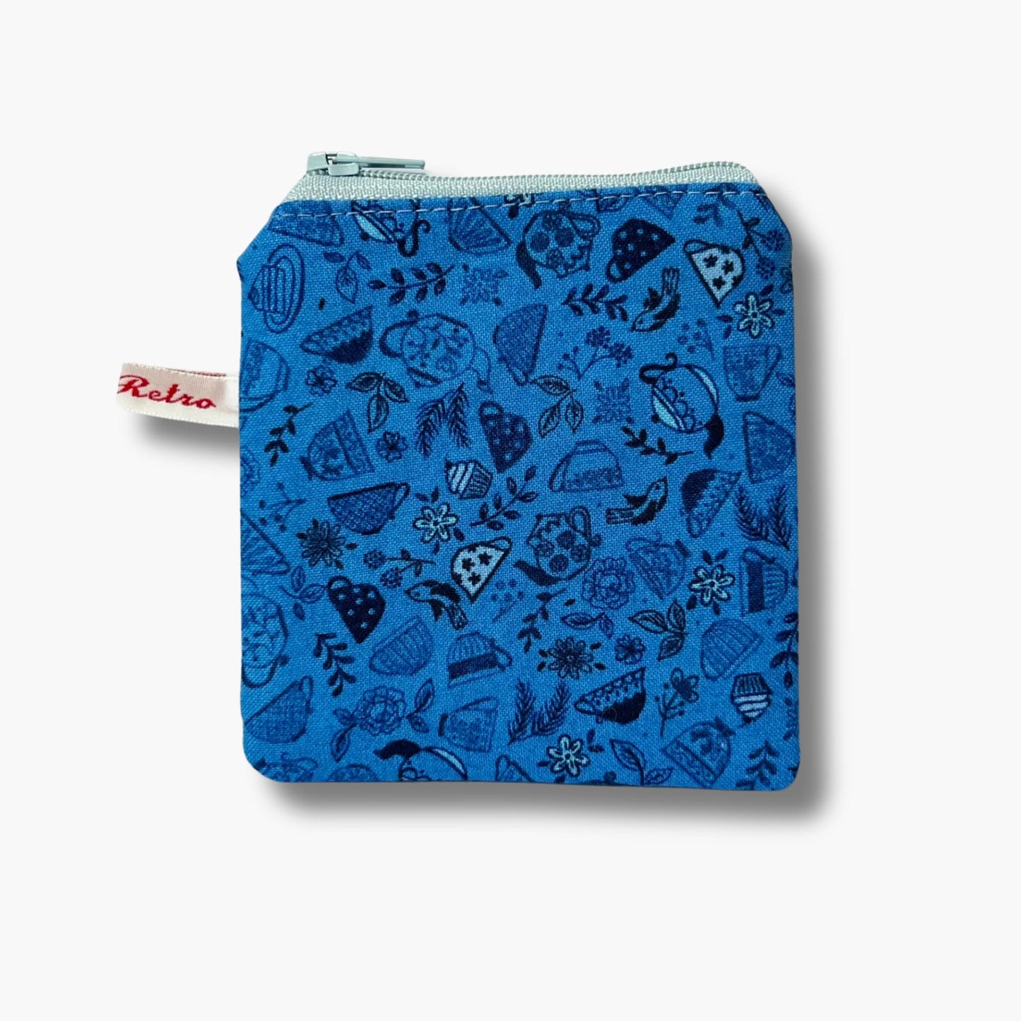Blue Purse for Notions - Tea For Two