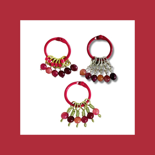Tourmaline  Stitch Markers - Heather