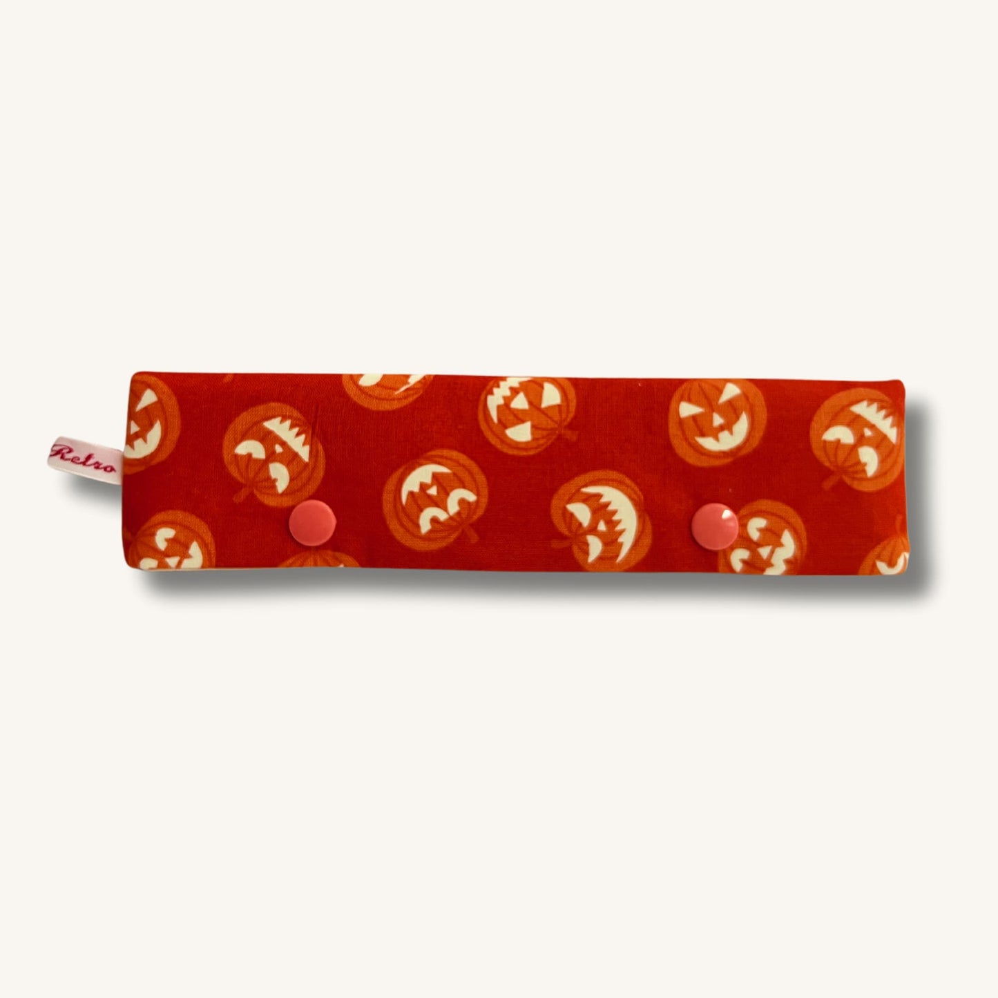 Halloween Knitting Needle Keeper for Sock Knitting Needles - Glow Pumpkin