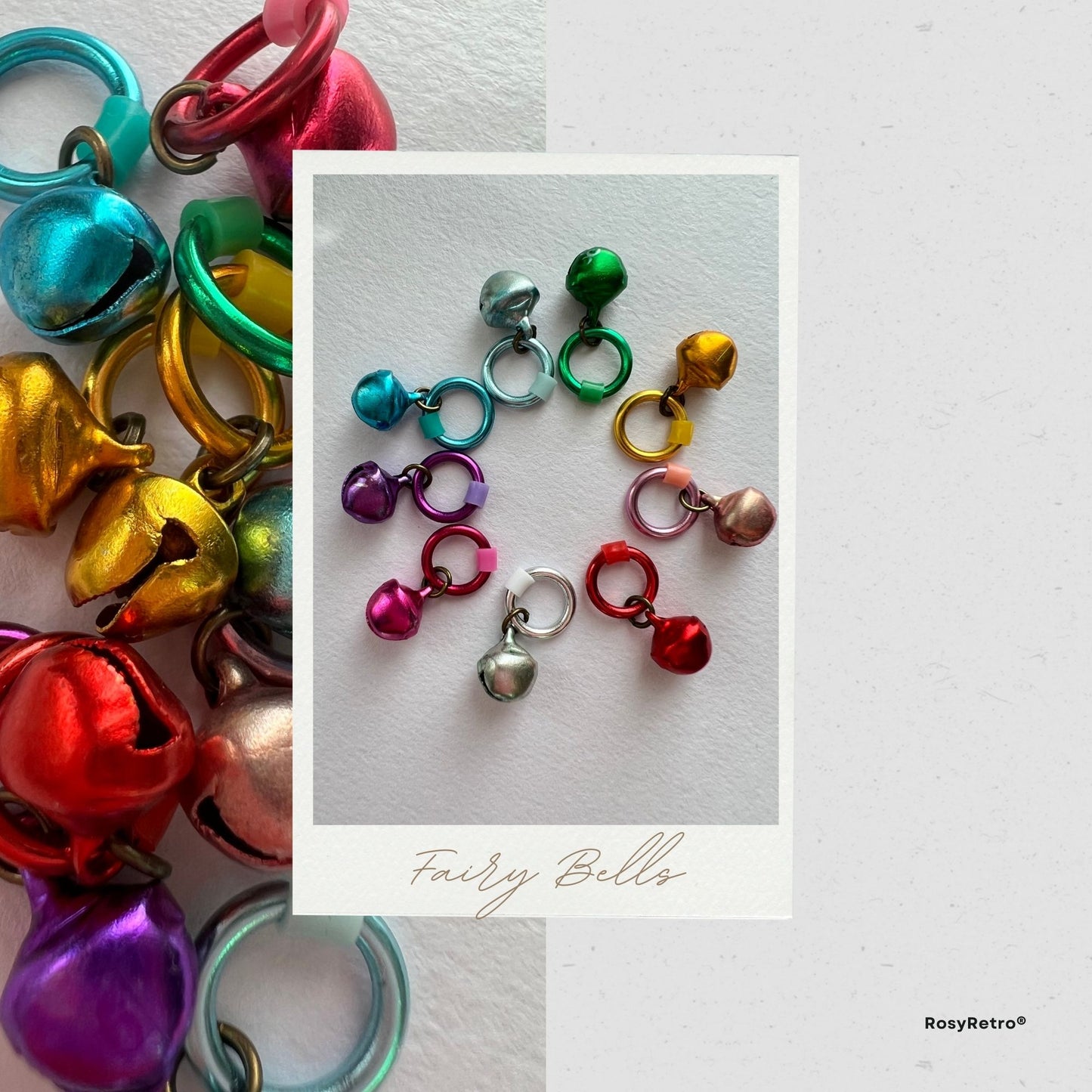 Jingle All The Way with Festive Christmas Knitting Stitch Markers in Bright Holiday Colors