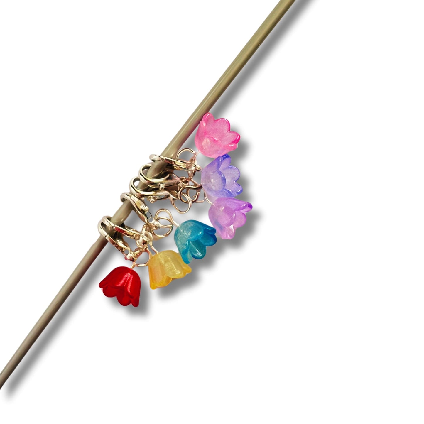 Crochet Stitch Markers - Jelly Flowers