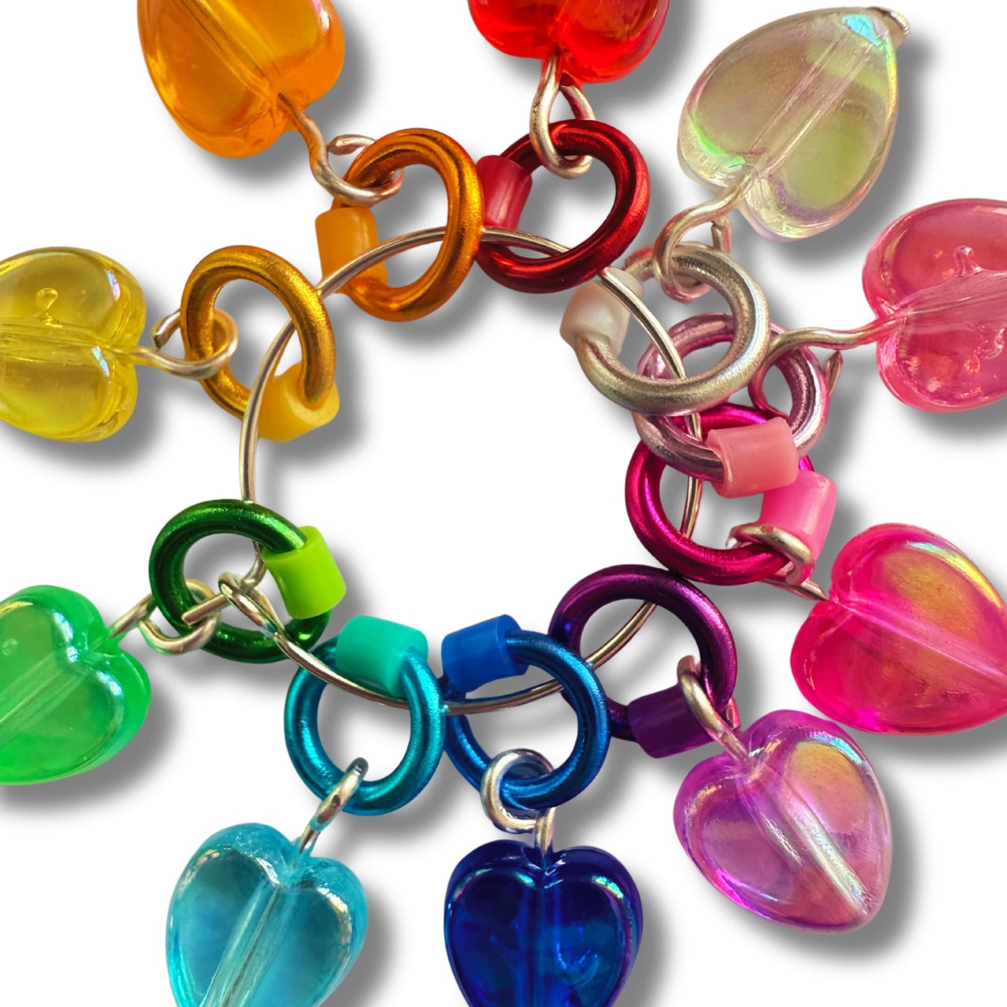 Heart Knitting Stitch Markers - Sugared Candy Charms