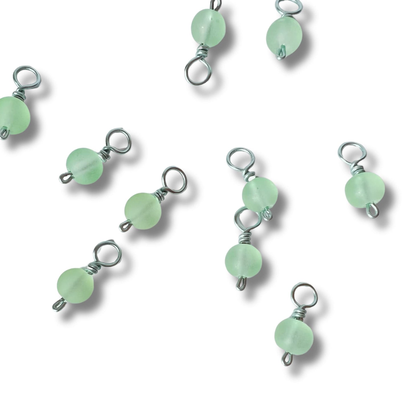 Stitch Markers, Wire Wrapped Snag Free - Sea Spray