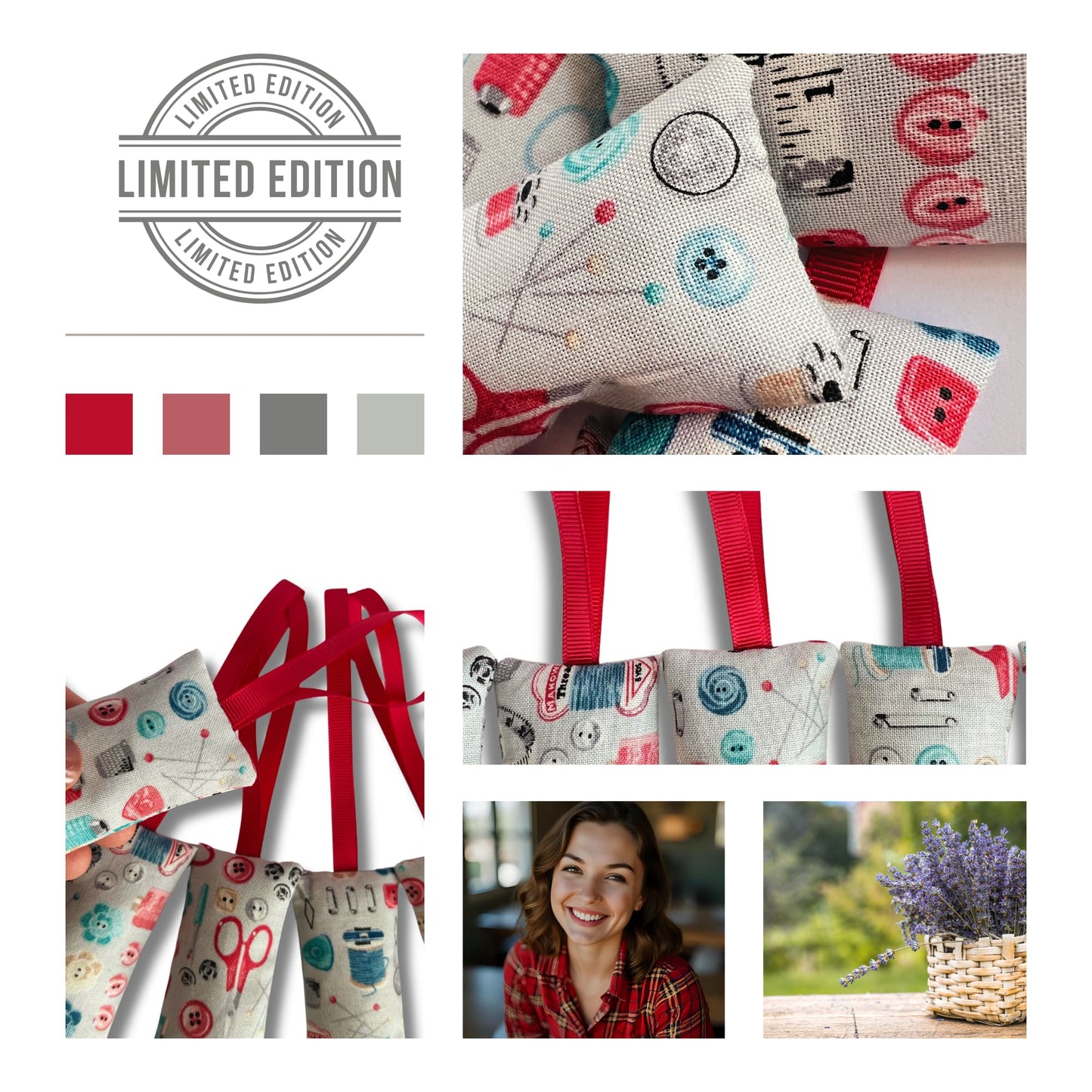 Lavender Bags with Loops -A Stitch in Time