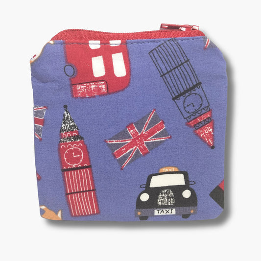 London Purse with Zip - Retro Corgi