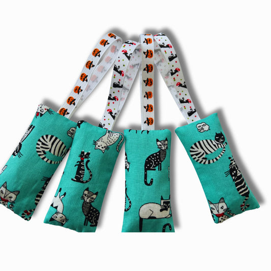 lavender scent sachets with hanging loops - Retro Cat