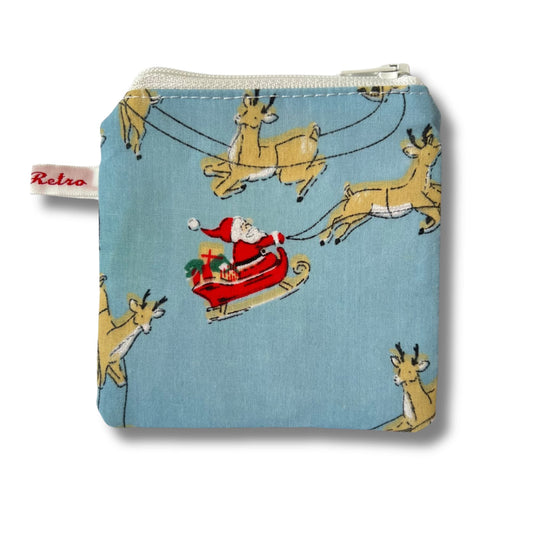 Santa Claus Knitting Case - retro Santa