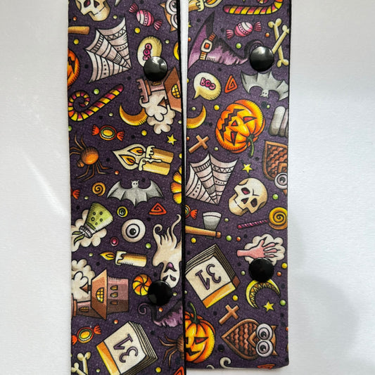 Halloween Knitting Needle Keeper for Sock Knitting Needles - Spooky Retro