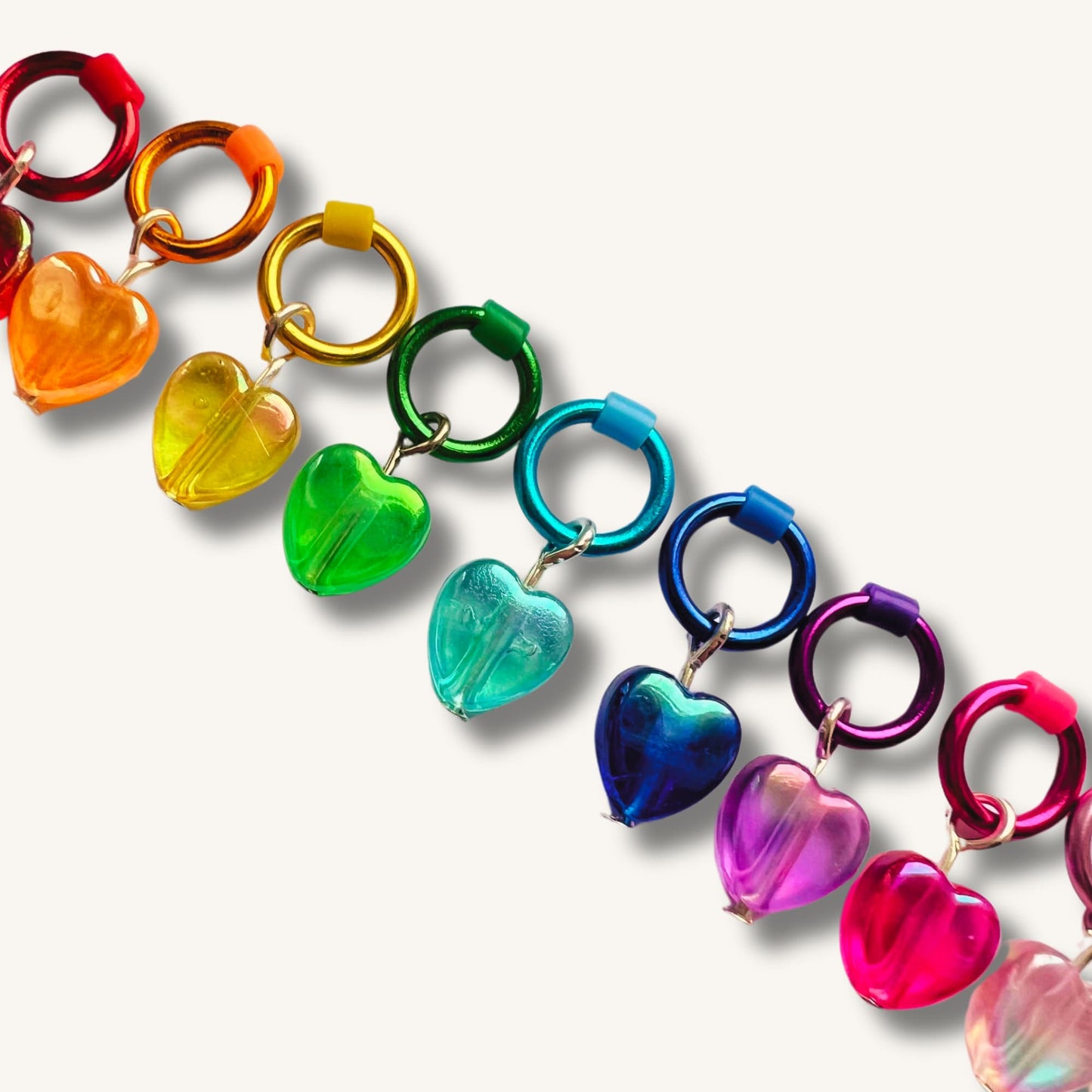 Heart Knitting Stitch Markers - Sugared Candy Charms