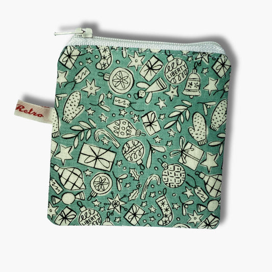 Liberty fabric purse - Festive Cheer