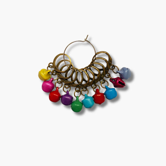 Knitting Stitch Markers - Jingle Bells