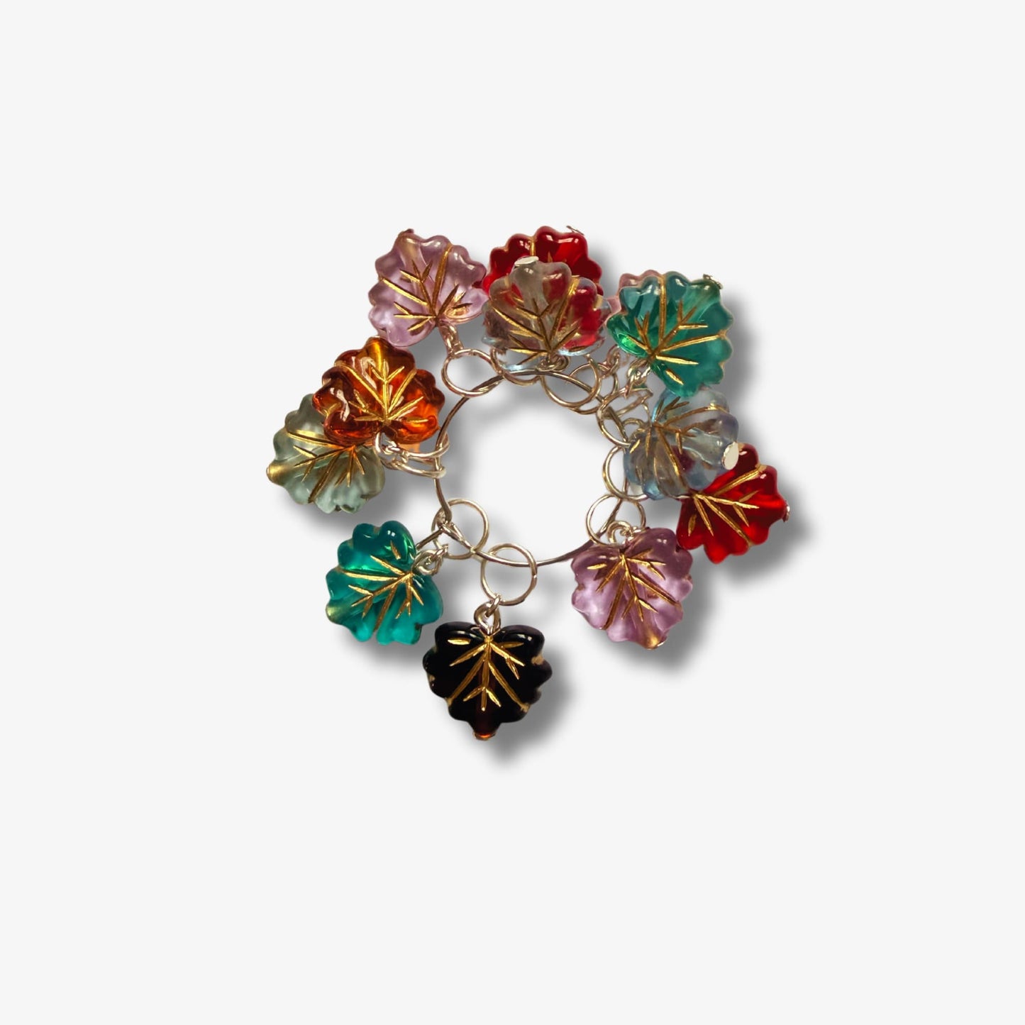 Leaf Stitch Markers - Autumn Knitting