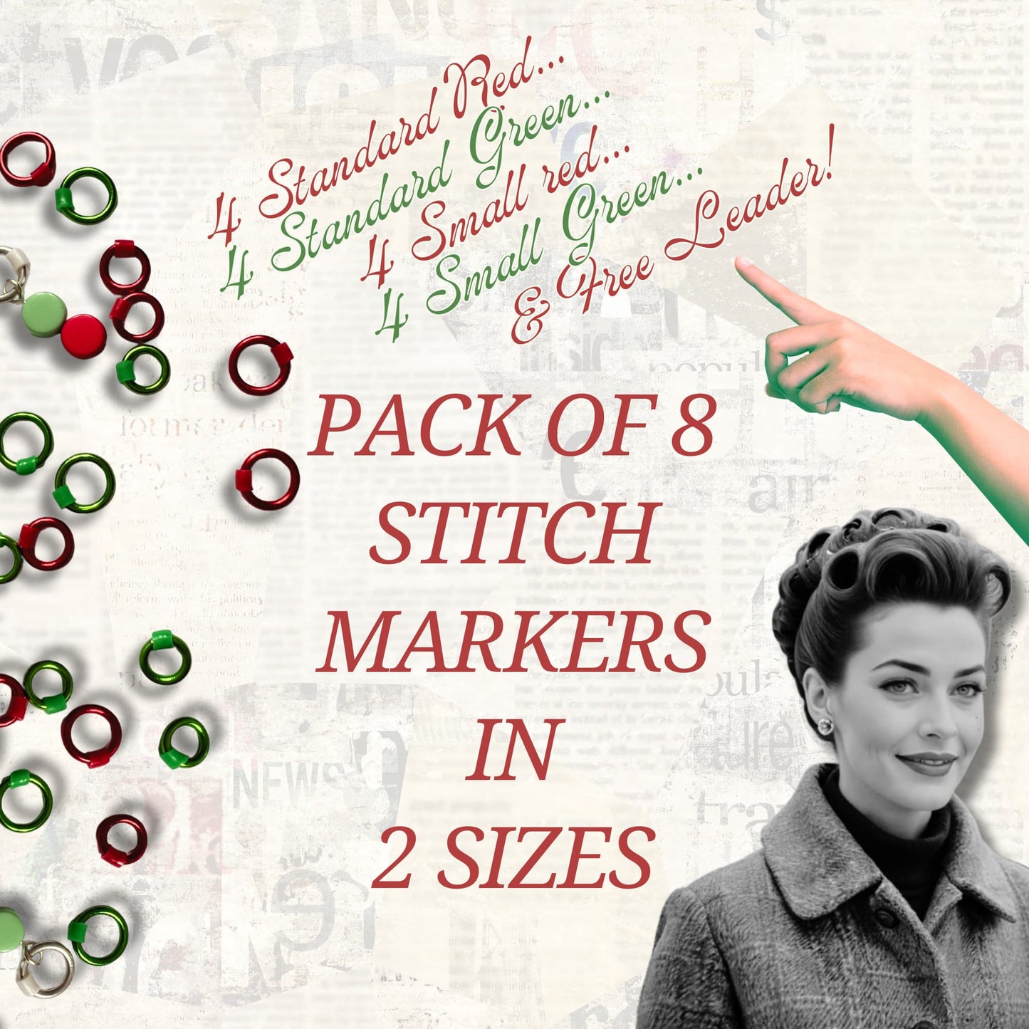 Knitting Stitch Marker Set for Knitting Increases - Sweater Set