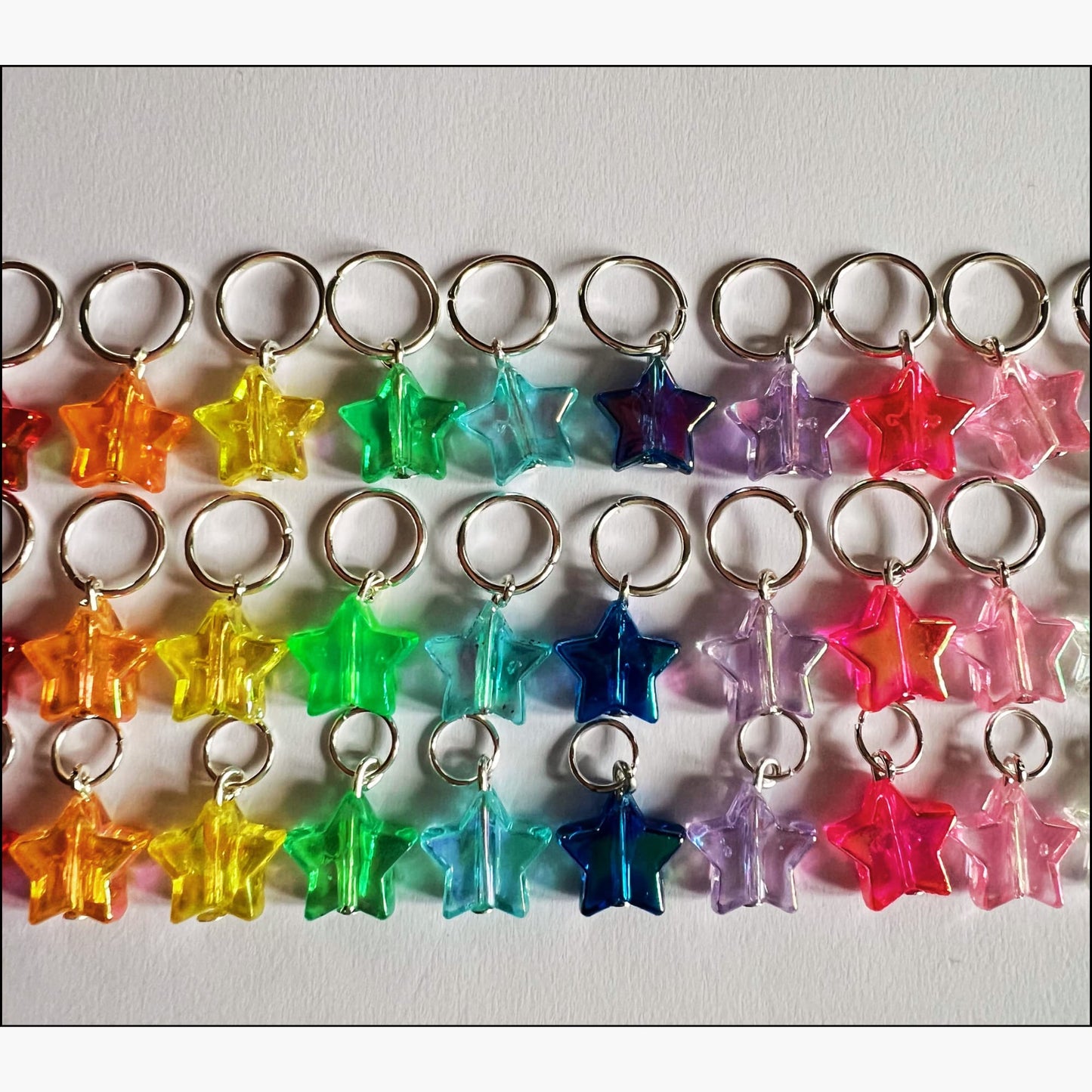 Star Stitch Markers for Knitting -Disco Star