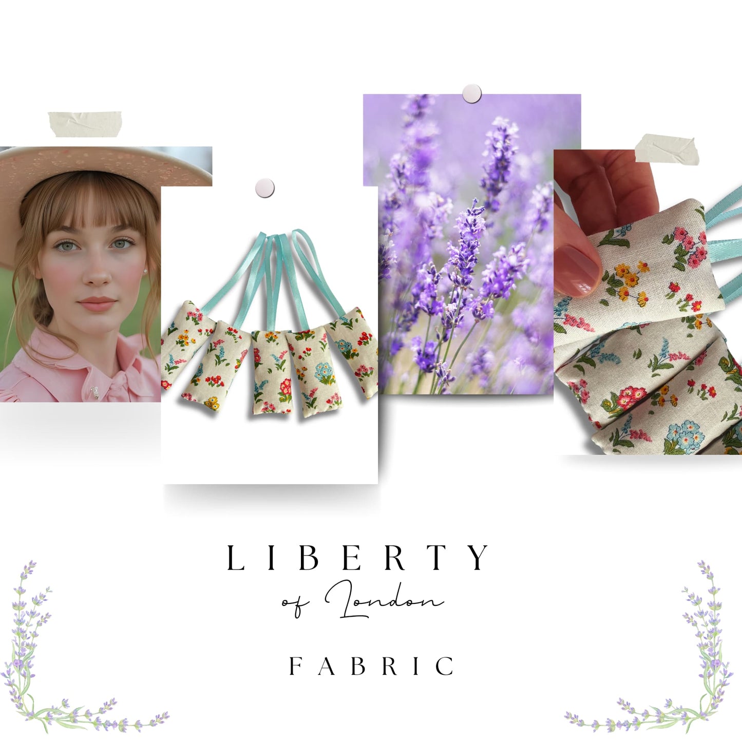 Lavender Bags  Liberty Fabric - Kensington Gardens