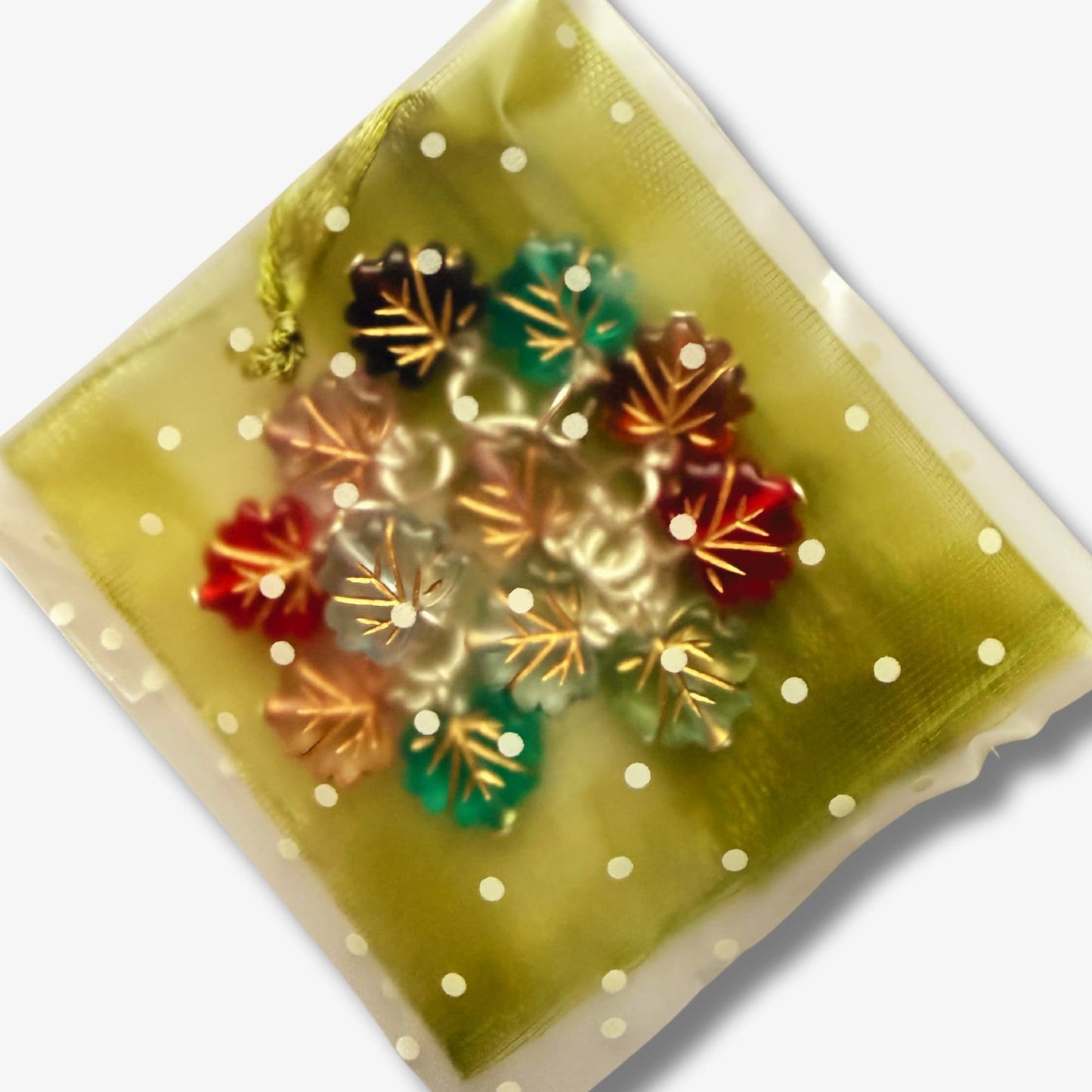 Leaf Stitch Markers - Autumn Knitting