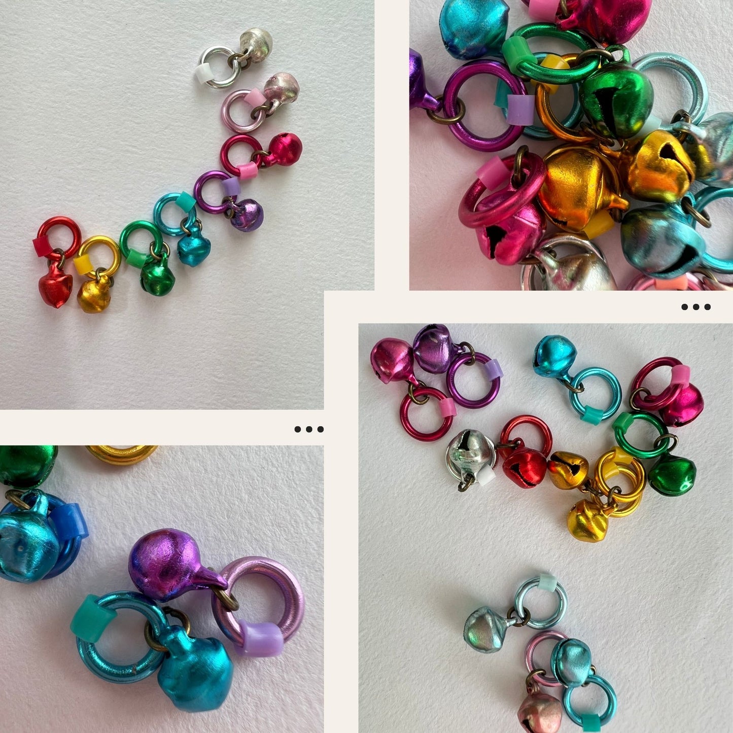 Jingle All The Way with Festive Christmas Knitting Stitch Markers in Bright Holiday Colors