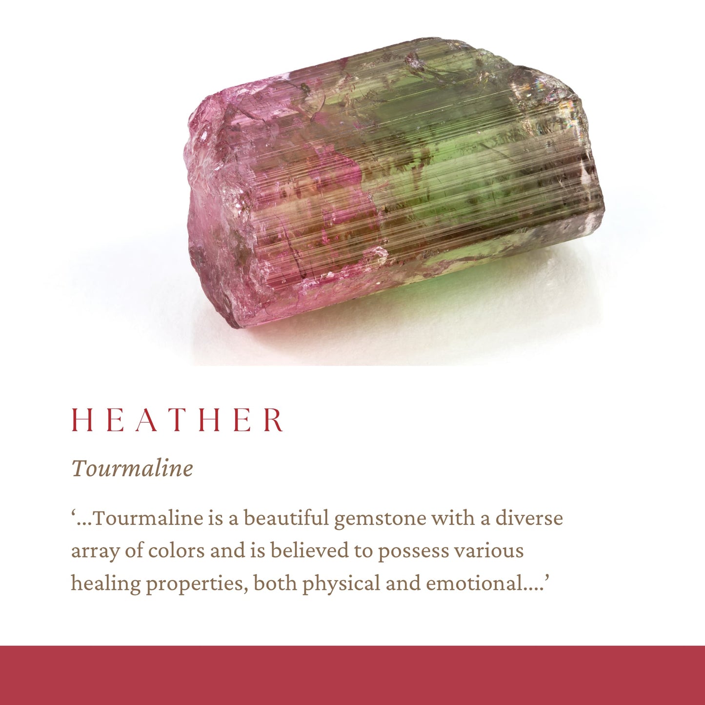 Tourmaline  Stitch Markers - Heather