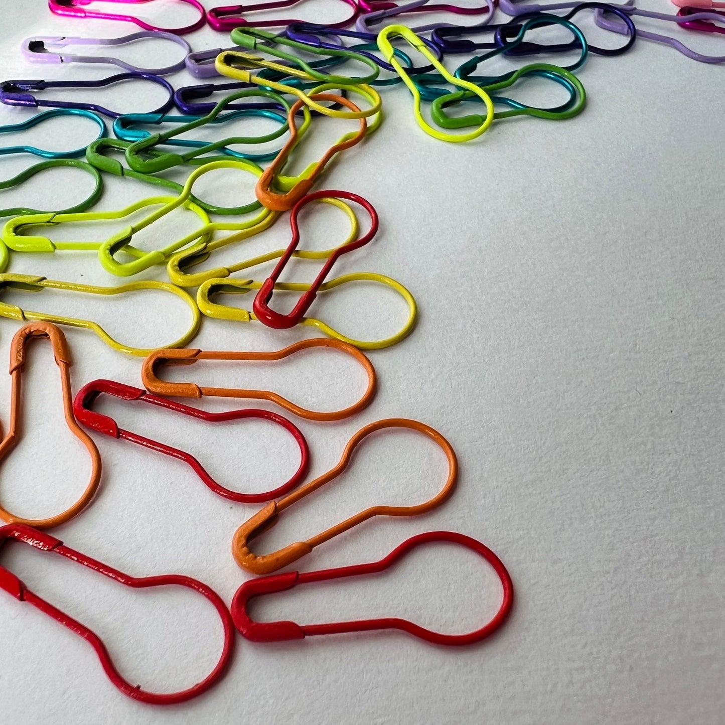 Rainbow Gourd Knitting & Crochet Markers - Colorful Stitch Markers